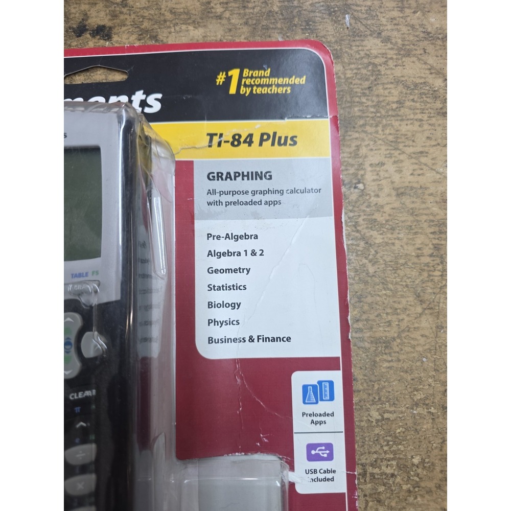 Texas Instruments TI-84 Plus Graphing Calculator LCD - Picture 2 of 3